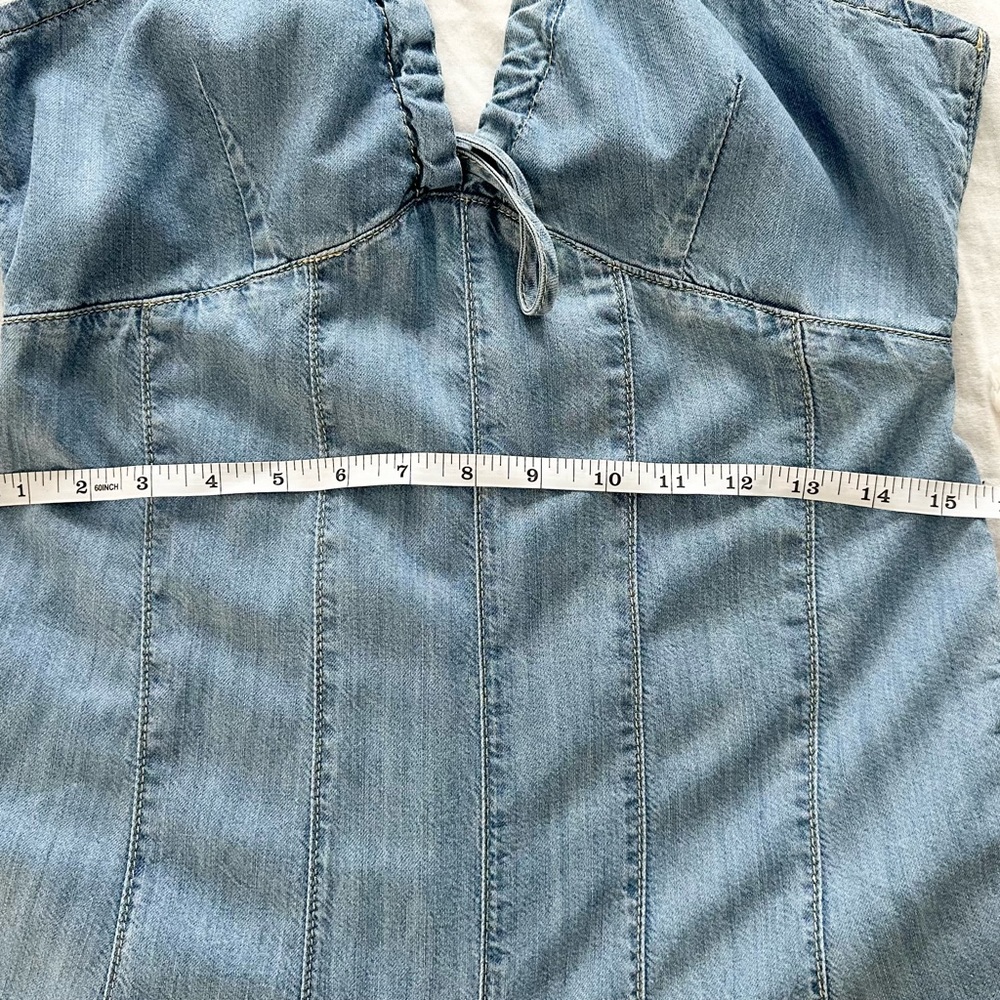Free People Denim Jumpsuit-S- NWT - Picture 11 of 13
